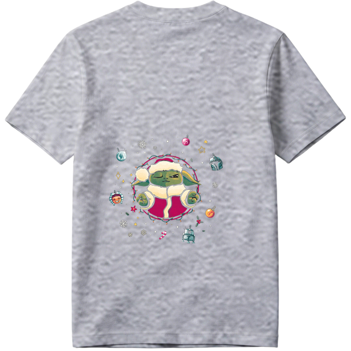 Baby Yoda Christmas Holiday Art - Tee