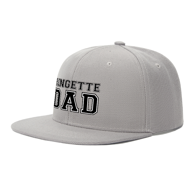 Flat Brim Baseball Cap Ringette Dad Logo Streetwear Underground Skate Style for Basketball Court Skate Park Urban Lifestyle Skaters Rap Artists Streetwear Enthusiasts