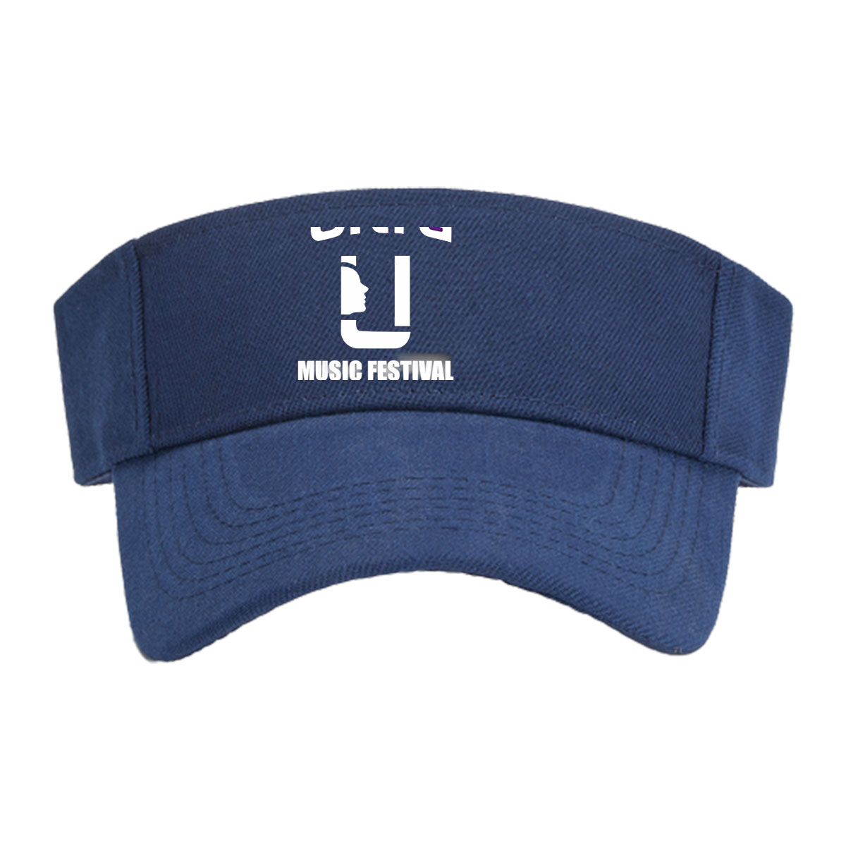 Ultra Music Festival 2026 Logo Featuring Iconic U Design and Reflective Text -  Visor cap