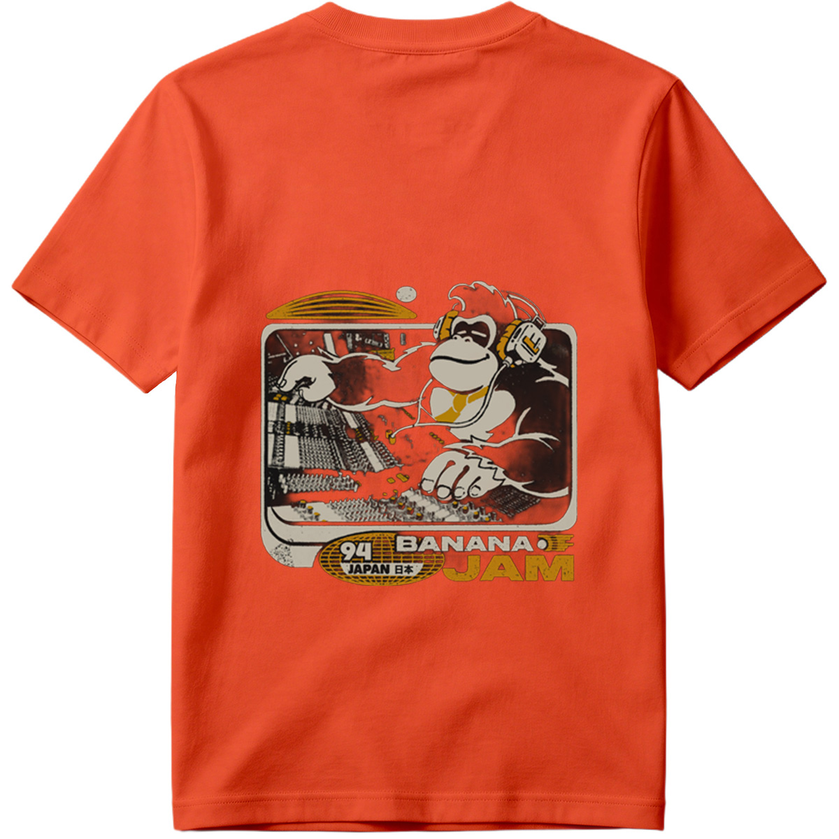 Banana Jam 94 Japan - Monkey DJ Character - Tee