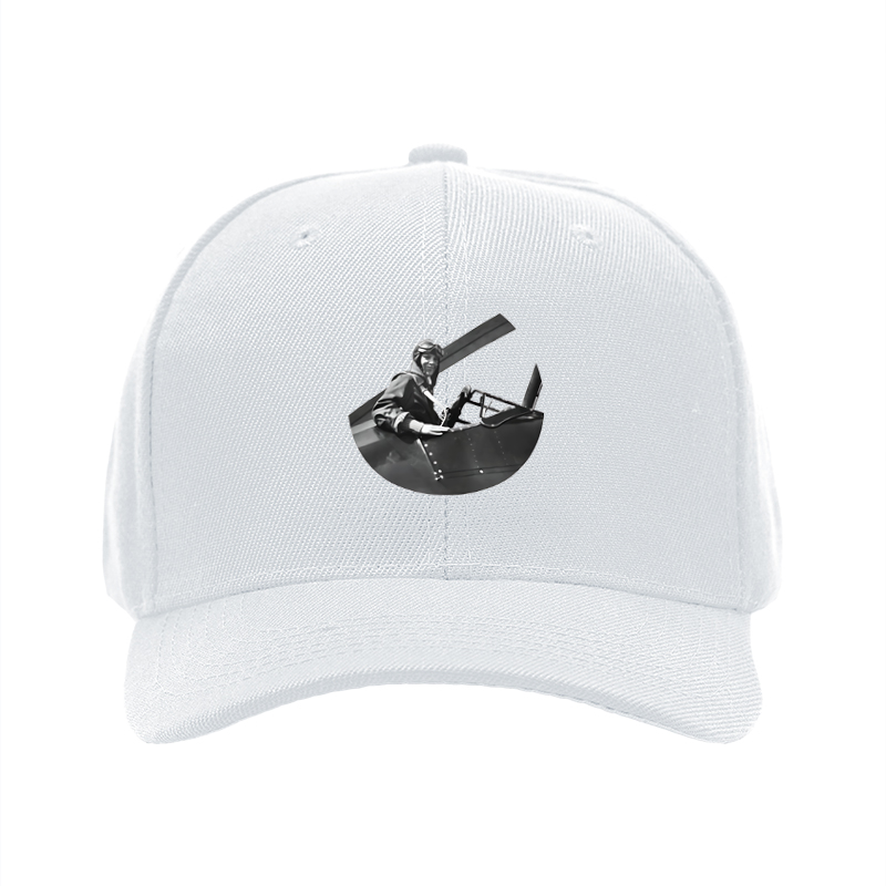 1pc New Baseball Cap with Vintage Aviator Print and Text Unisex Adjustable Hat for Outdoor Activities and Casual Wear Suitable for Adults Who Love Aviation and Retro Style