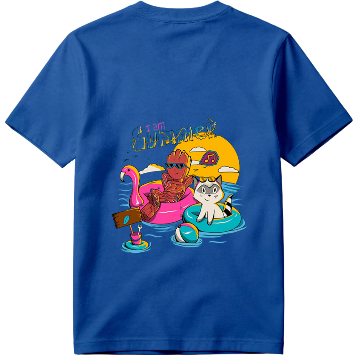 Guardians of the Galaxy: Groot and Rocket Summer Vibes - Tee