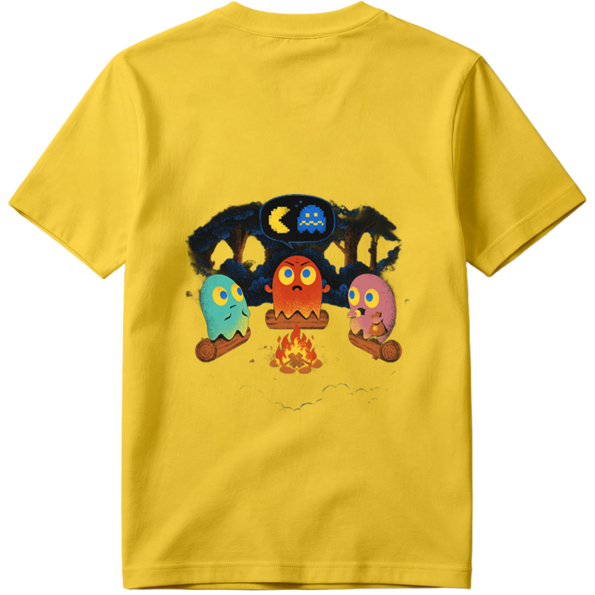 Pac-Man Ghosts Campfire Story - Tee