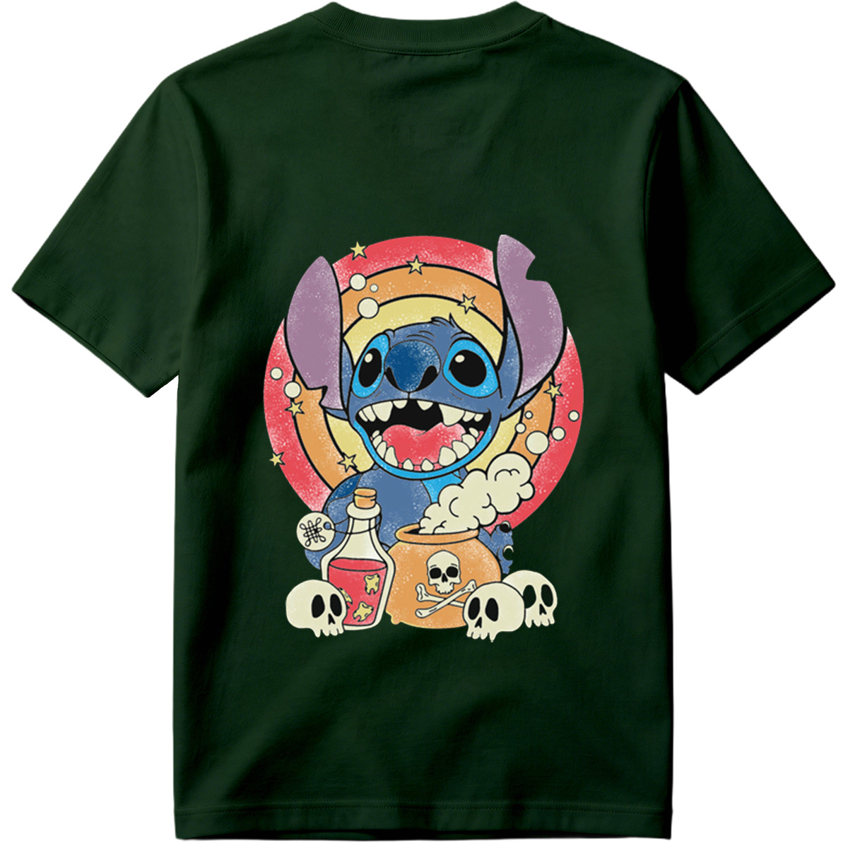 Stitch in a Magical Cauldron Scene - Tee
