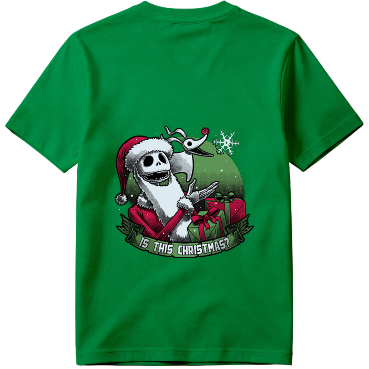 Jack Skellington and Zero - Is This Christmas? - Tee