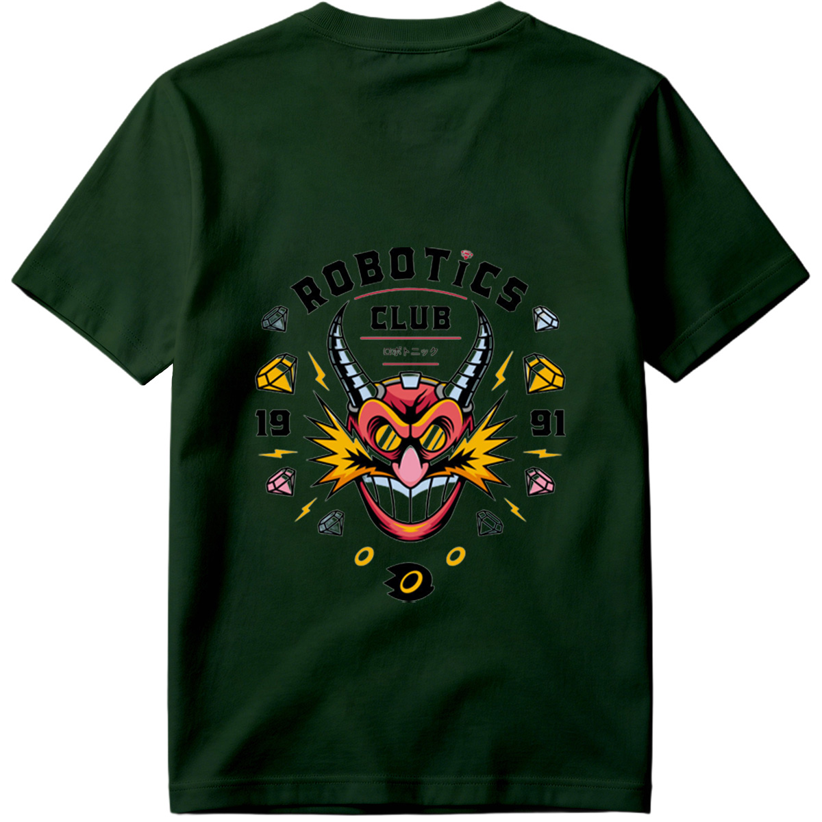 Robotics Club - Devil Robot Character Design - Tee