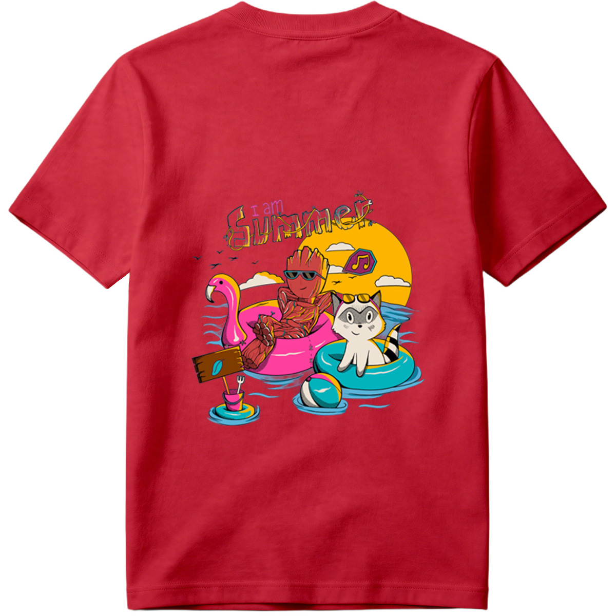 Guardians of the Galaxy: Groot and Rocket Summer Vibes - Tee