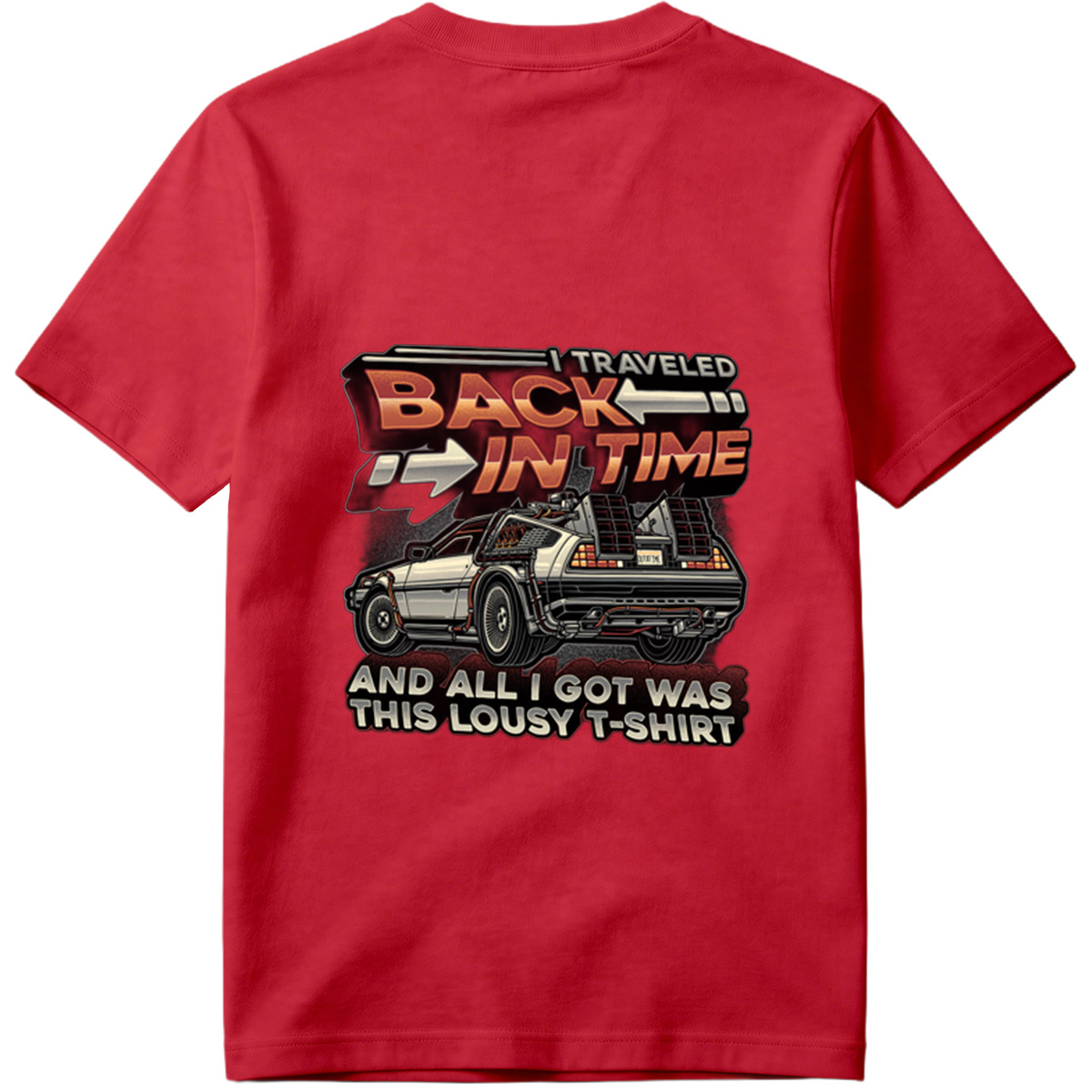 Back to the Future - DeLorean Time Machine T-Shirt - Tee