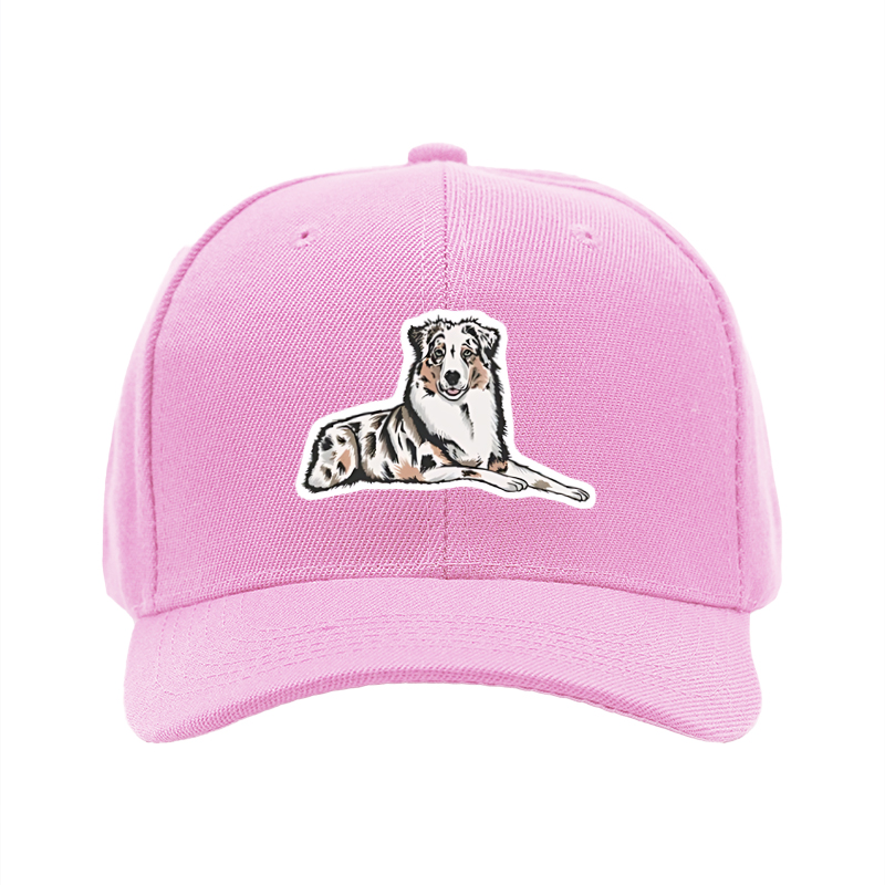 1pc New Baseball Cap with Australian Shepherd Dog Print Design Unisex Adjustable Hat for Outdoor Activities and Daily Wear Suitable for Pet Lovers and Animal Enthusiasts