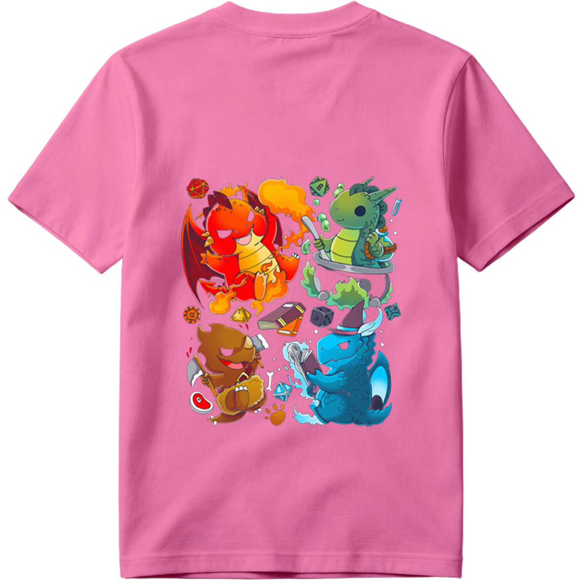Dragon Quest: Fire, Nature, Earth, and Water Elements - Tee