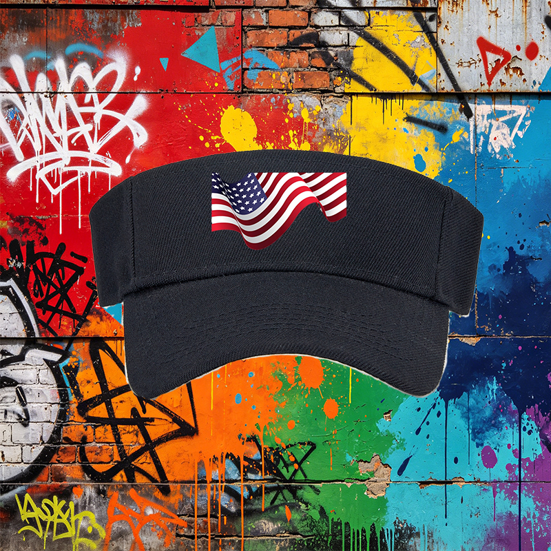 Unisex Classic Mesh Cap with American Flag Print - Lightweight Breathable Sun Hat for Outdoor Activities, Ideal for Adults Seeking Patriotic Style and Comfort During Travel, Beach, or Casual Wear