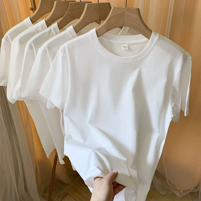Factory Direct Wholesale 180gsm 30% Cotton Blank T‑Shirt, Bulk Unisex Plain Tee, OEM Custom Available | Order 1‑100 Pcs, Unit Price $2.2