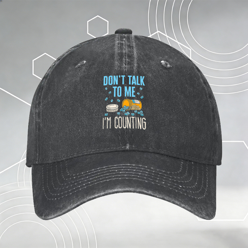 New Baseball Cap with Cute White Dog Print and 