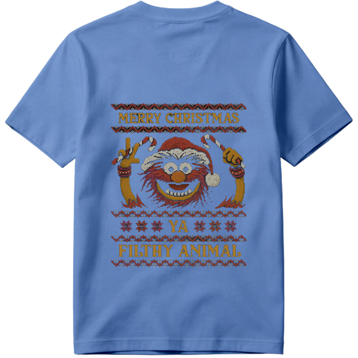 Muppets Animal Christmas Sweater Design - Tee