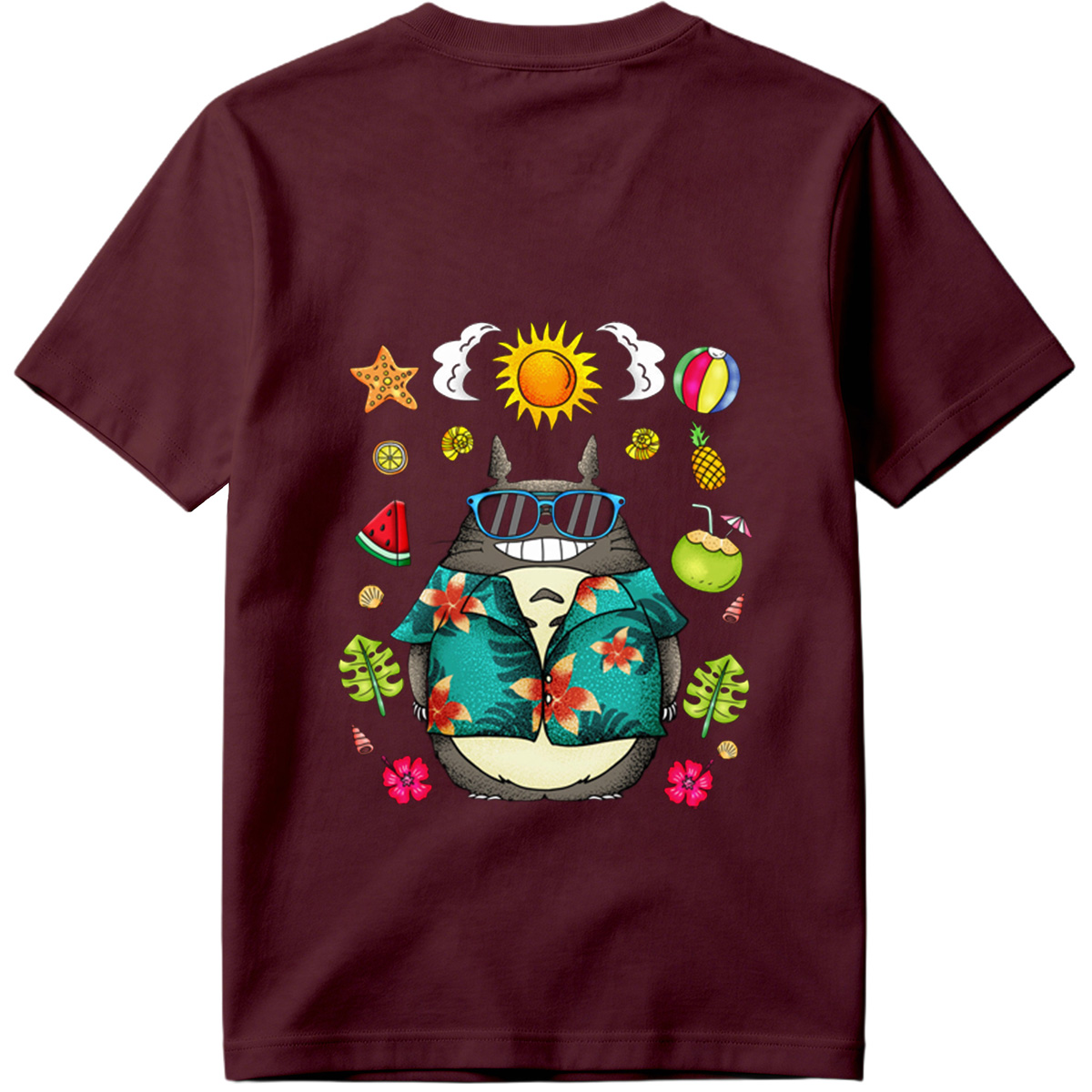 Totoro in Tropical Vibes - Tee