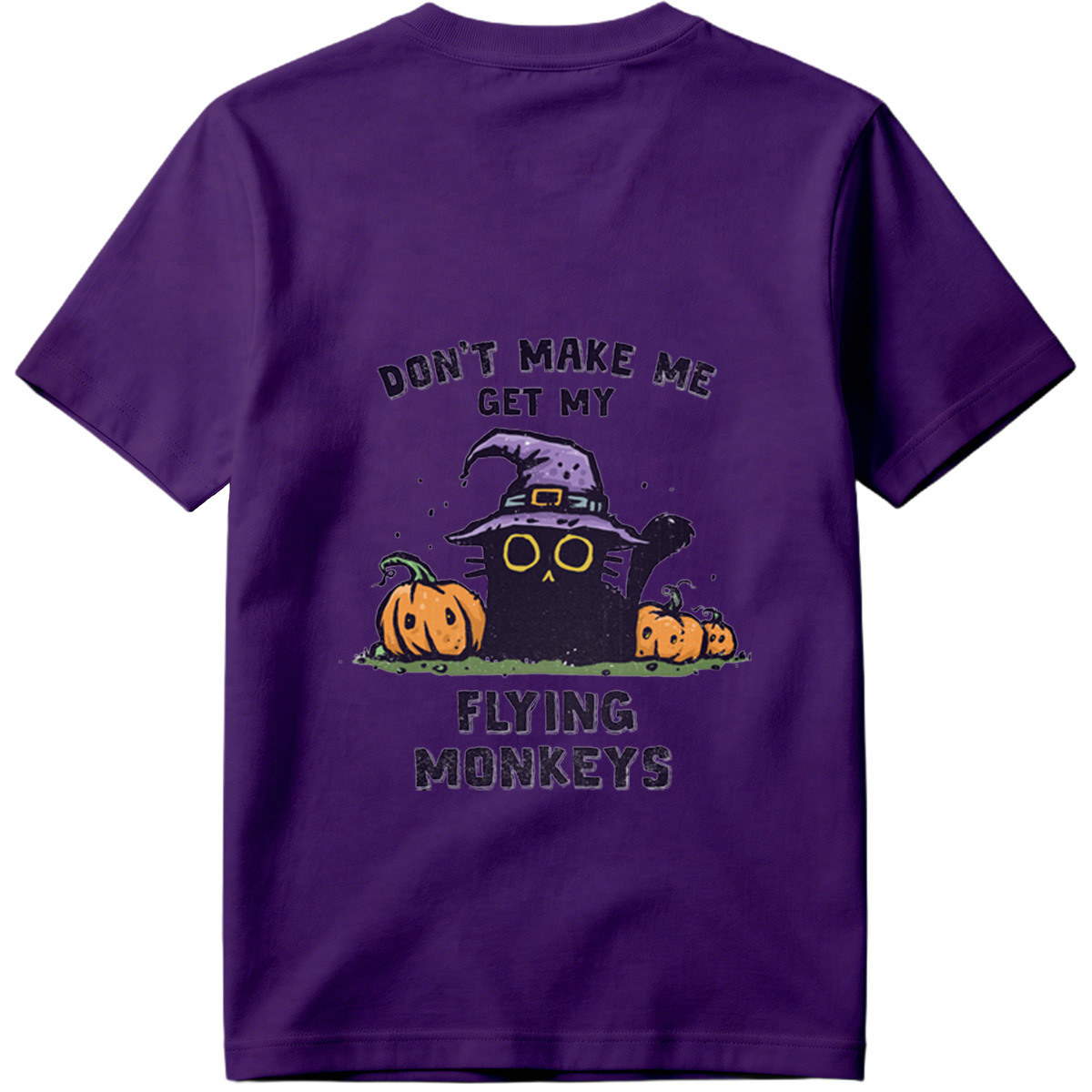 Wicked Witch and Flying Monkeys Halloween Design - Tee