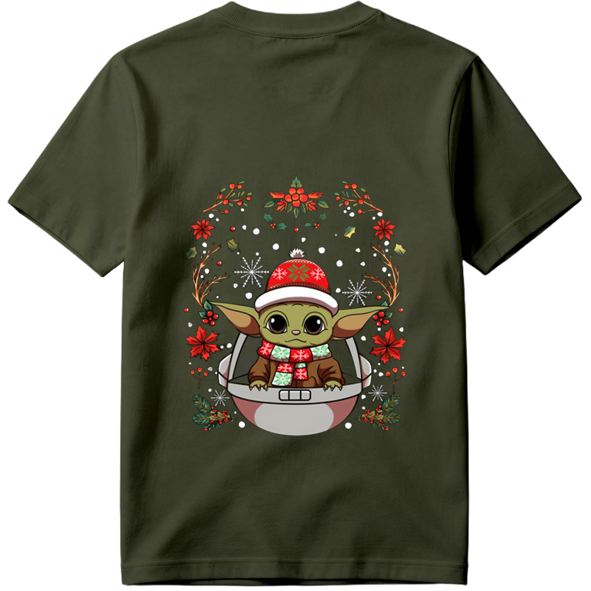 Baby Yoda Christmas Design - Tee