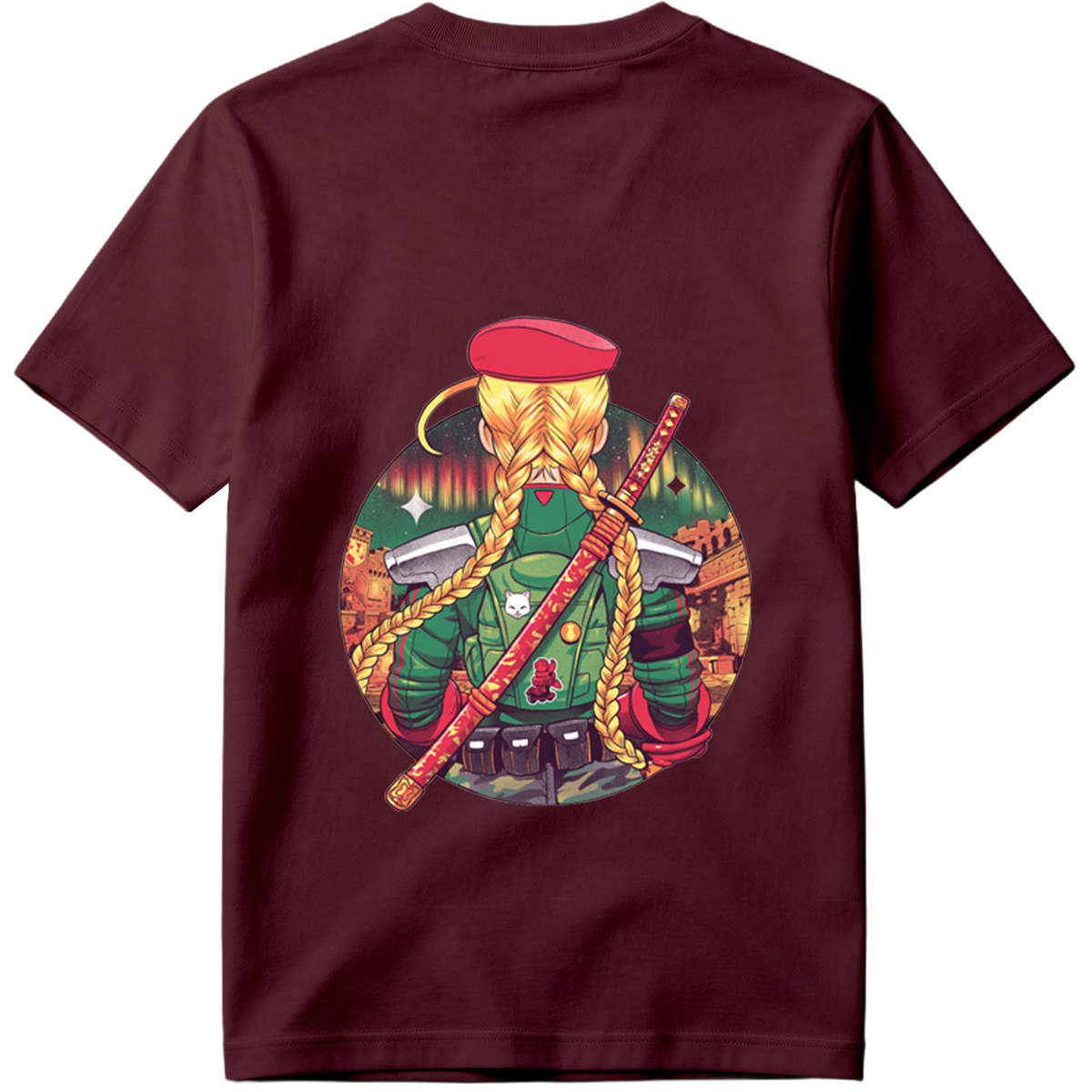 **Title:** Street Fighter - Cammy with Katana - Tee