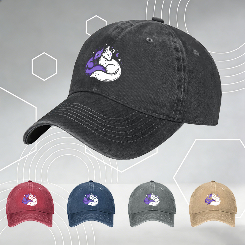New Baseball Cap with Cute Christmas Cow Print 