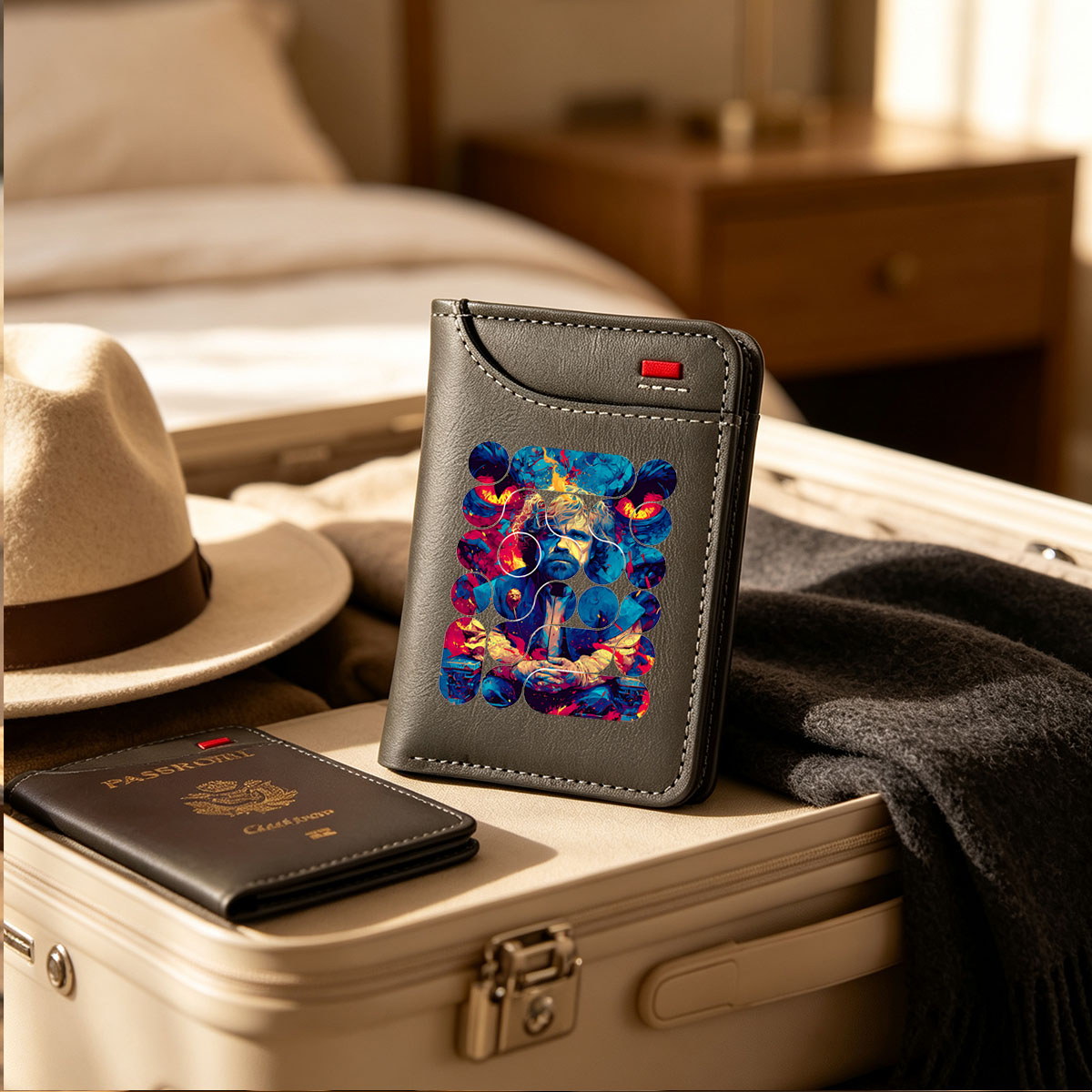 Game of Thrones: Tyrion Lannister in a Vibrant, Abstract Portrait - Vertical Style Wallet