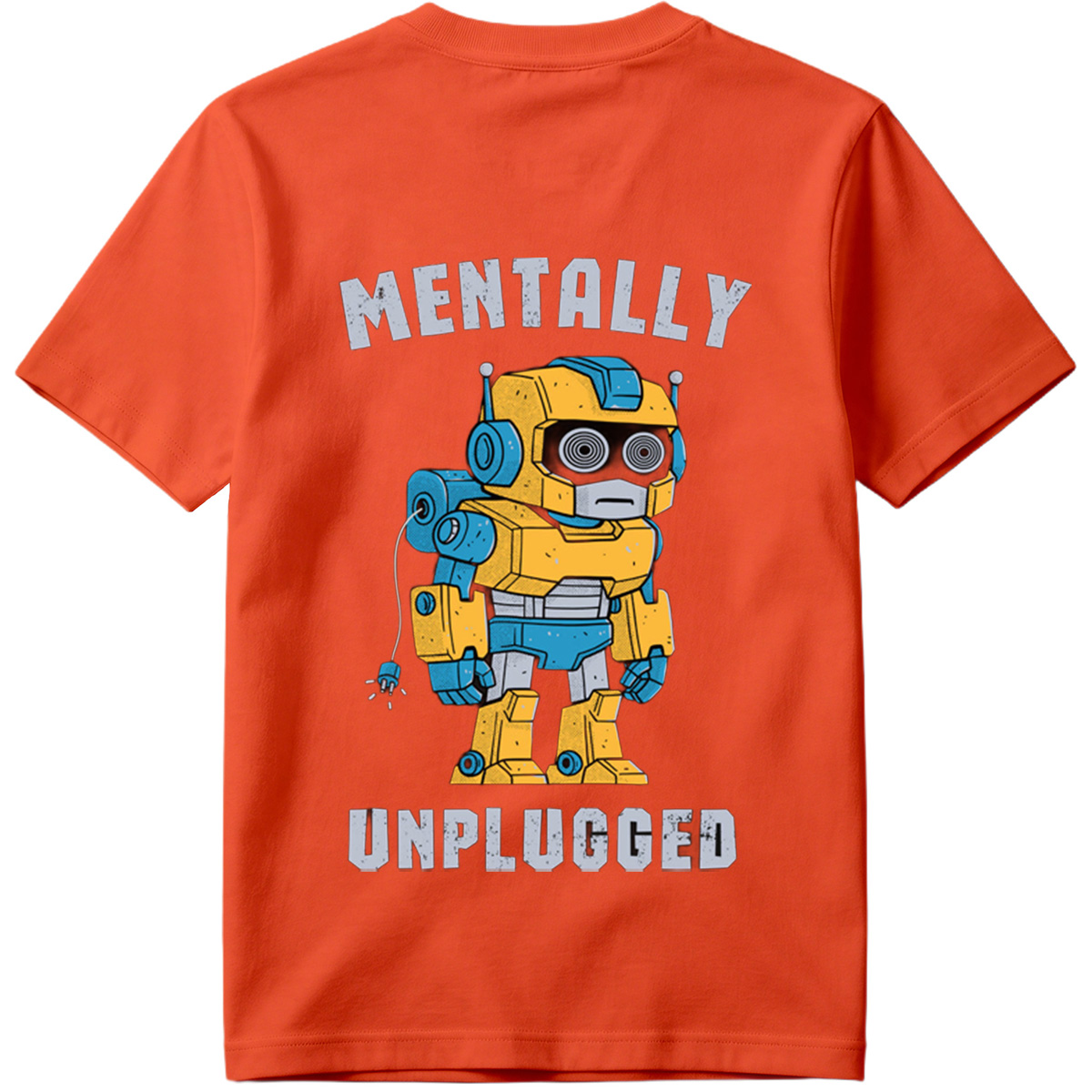 Mentally Unplugged Robot Design - Tee