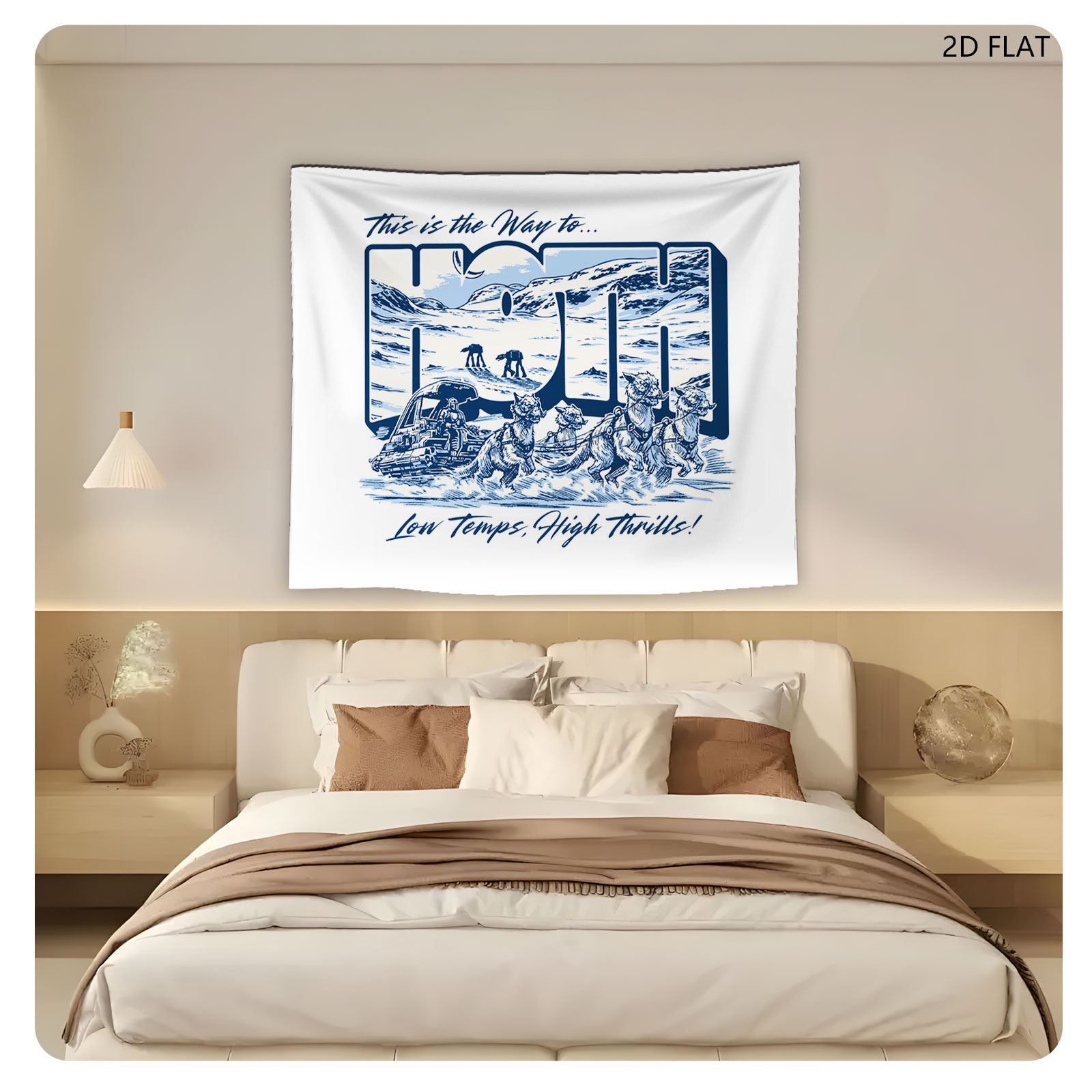 Star Wars: Snowspeeder & Tauntauns - Low Temps, High Thrills! - Tapestry