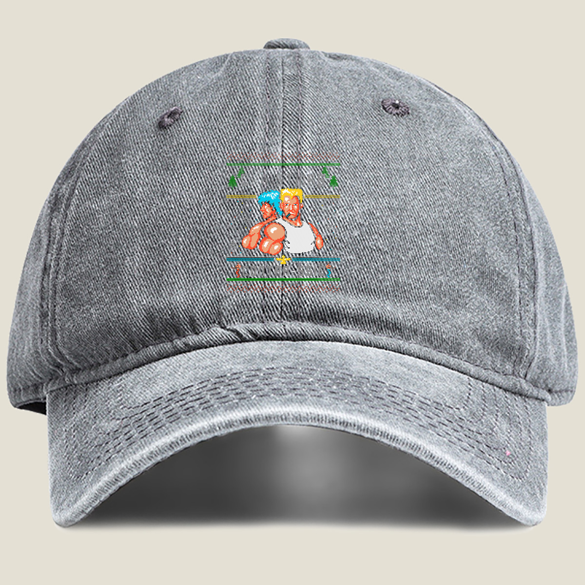 Christmas Contra-ssic: Bill and Lance - Washed Denim - Baseball Cap