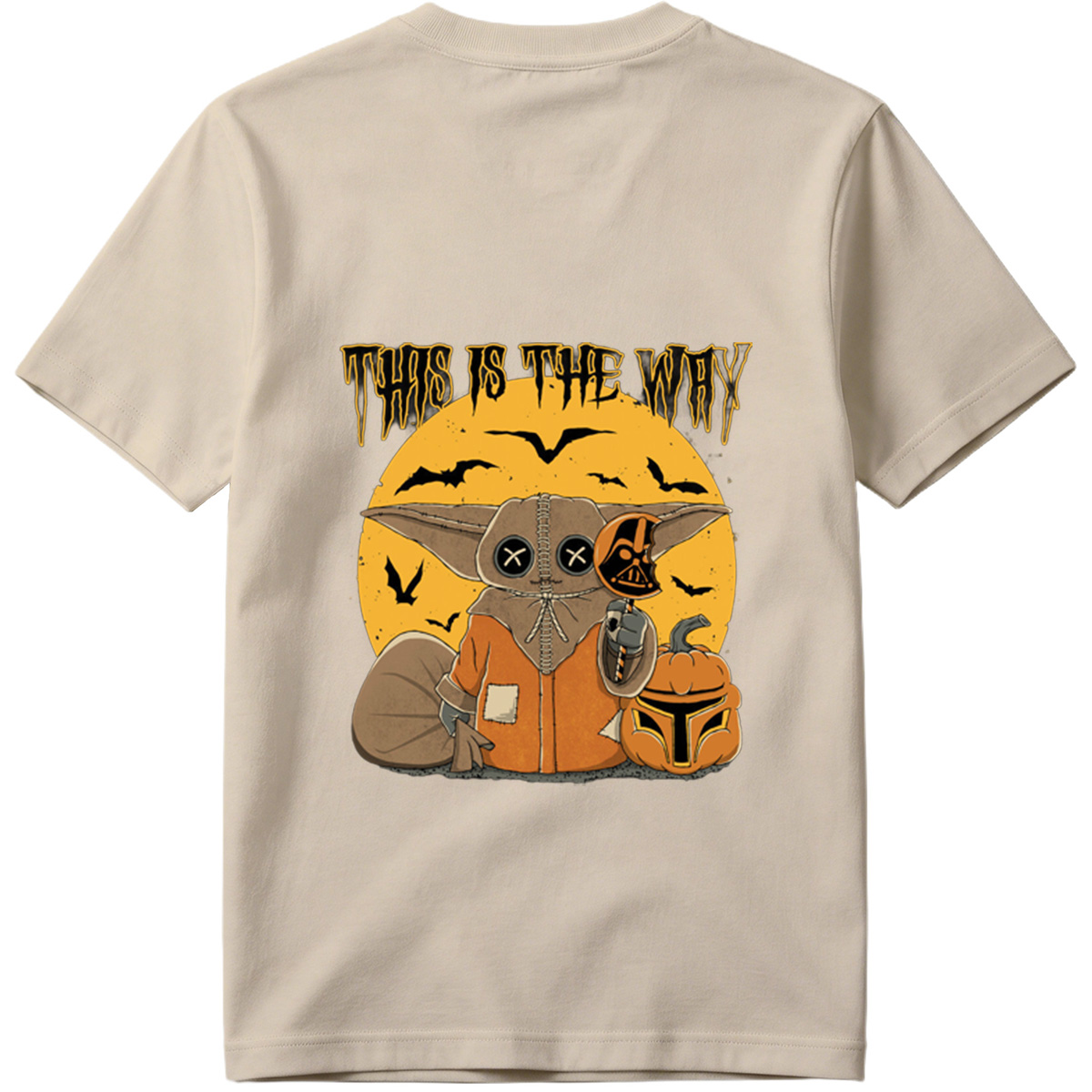 This Is The Way - Baby Yoda Halloween Star Wars Art - Tee