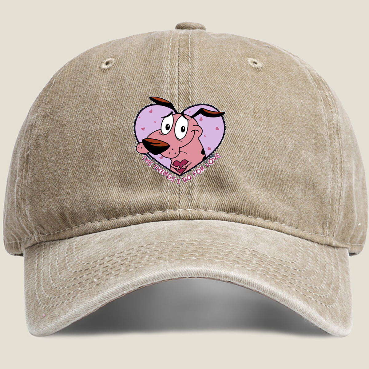Porky Pig: The Things I Do For Love - Washed Denim - Baseball Cap