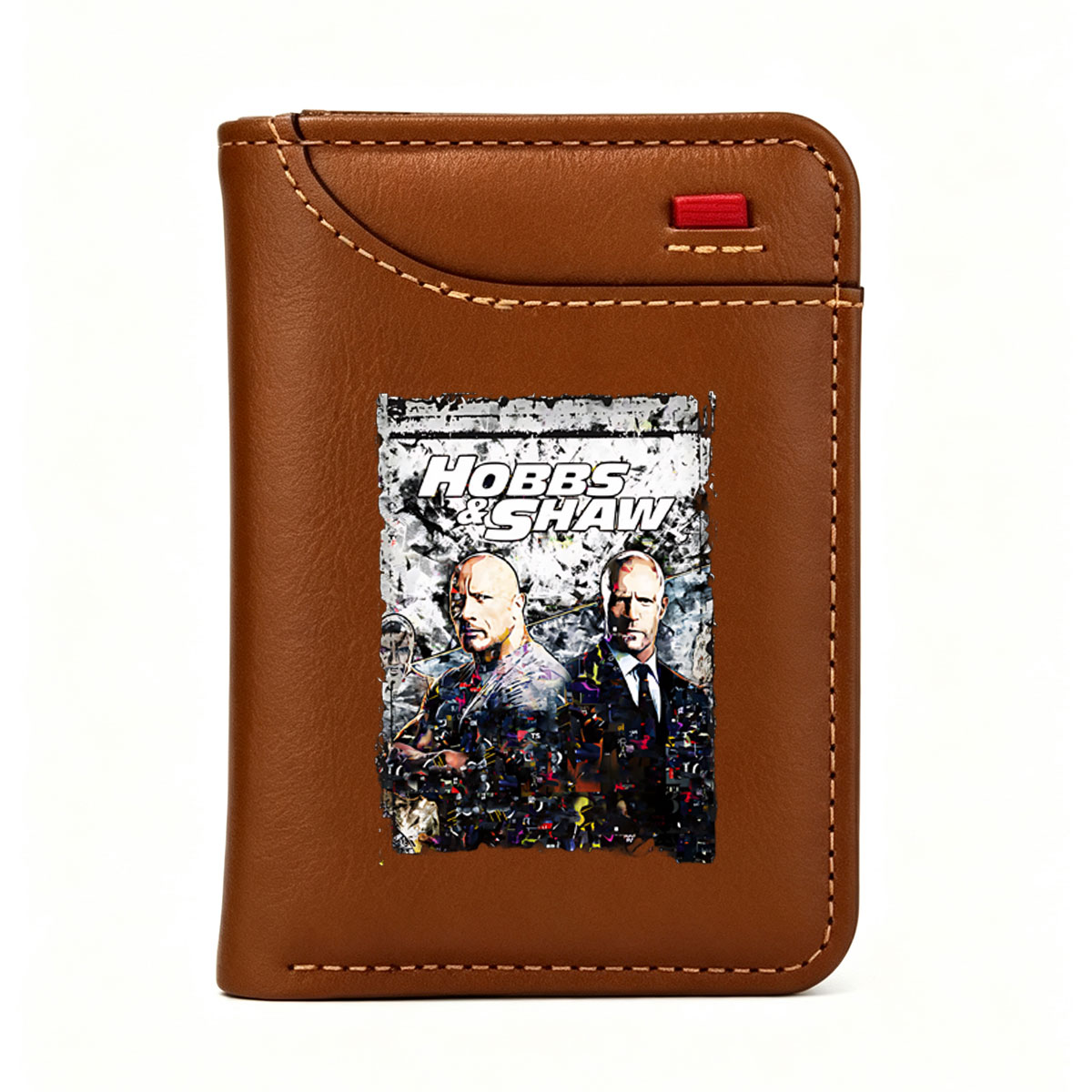 Hobbs & Shaw: Dwayne Johnson and Jason Statham in Action Thriller - Vertical Style Wallet
