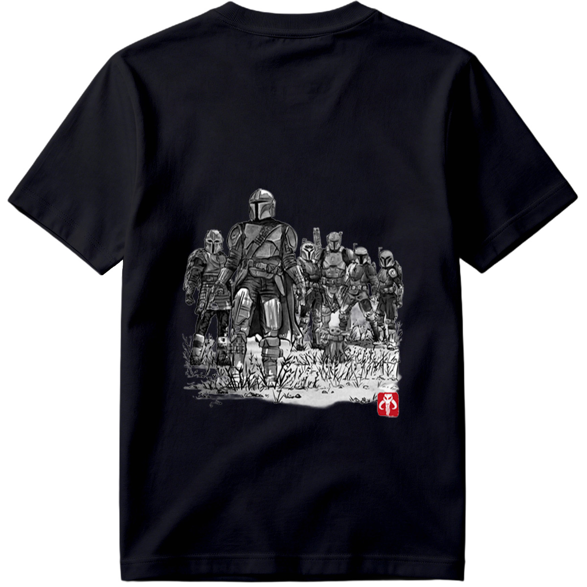 Mandalorian Clan with The Child - Tee