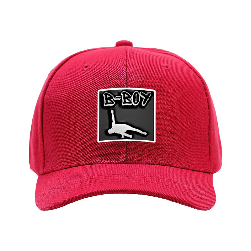 1pc New Baseball Cap B-BOY Print Graphic Hat Unisex Adjustable Size for Street Dance Hip Hop Outdoor Activities Adults and Teens Fashion Accessory