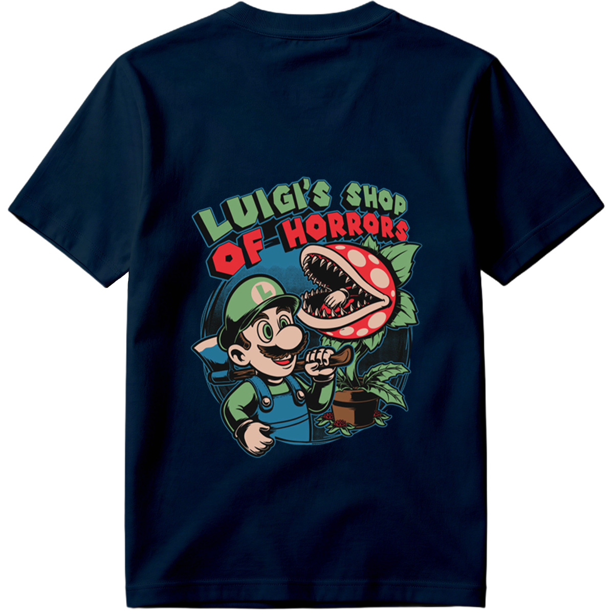 Luigi's Shop of Horrors: Luigi and Piranha Plant - Tee