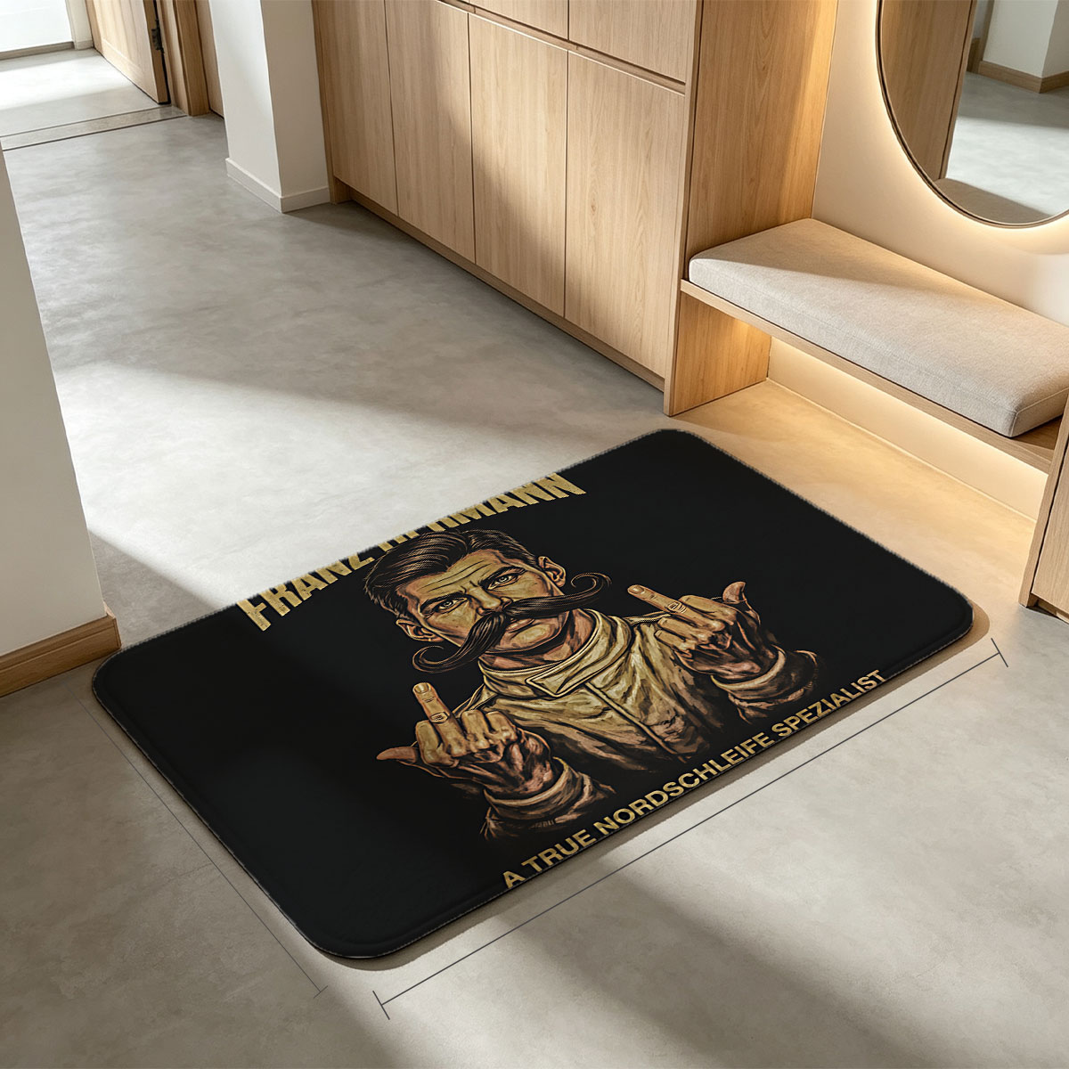 Franz Hermann - True Nordschleife Specialist, GT3 Lap Record 7.48 - Flannel floor mat