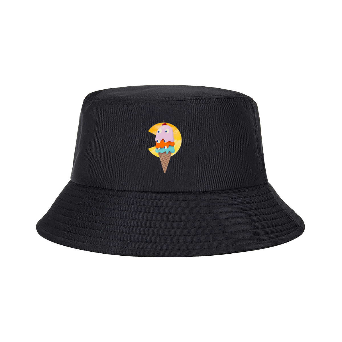 Pac-Man Ice Cream Cone - Fisherman's Hat