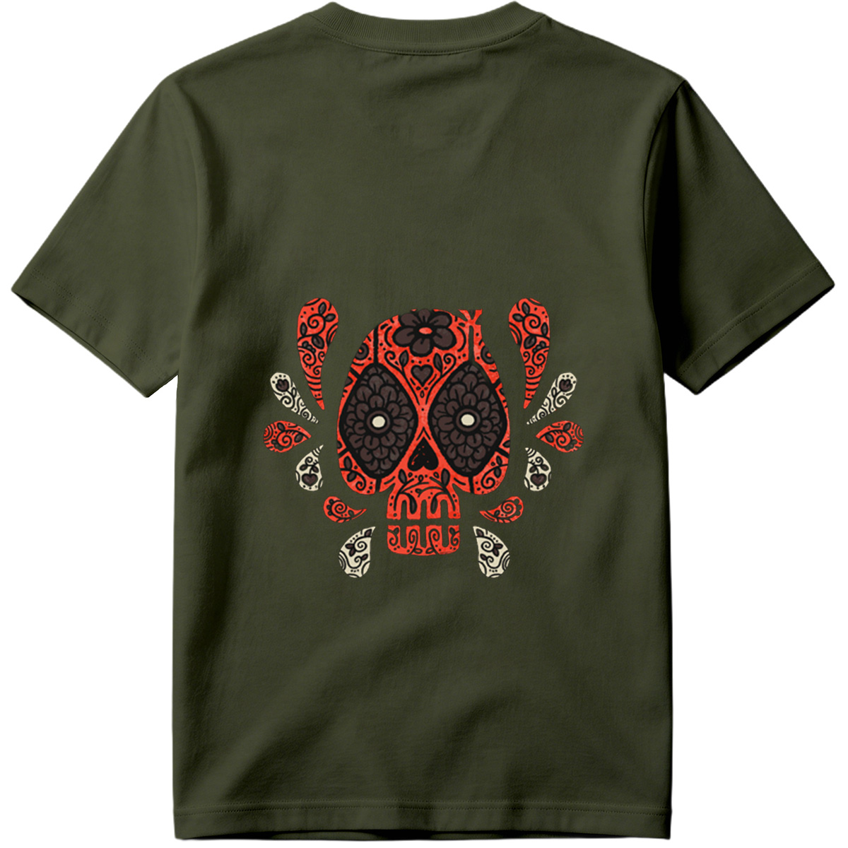 Day of the Dead Sugar Skull Design - Tee