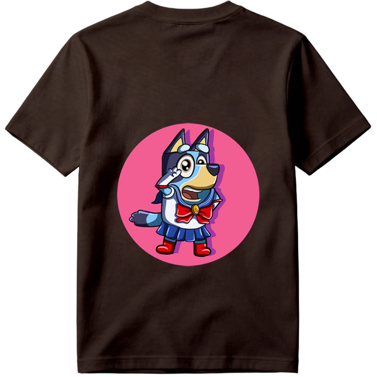 Bluey in Sailor Moon Costume - Tee