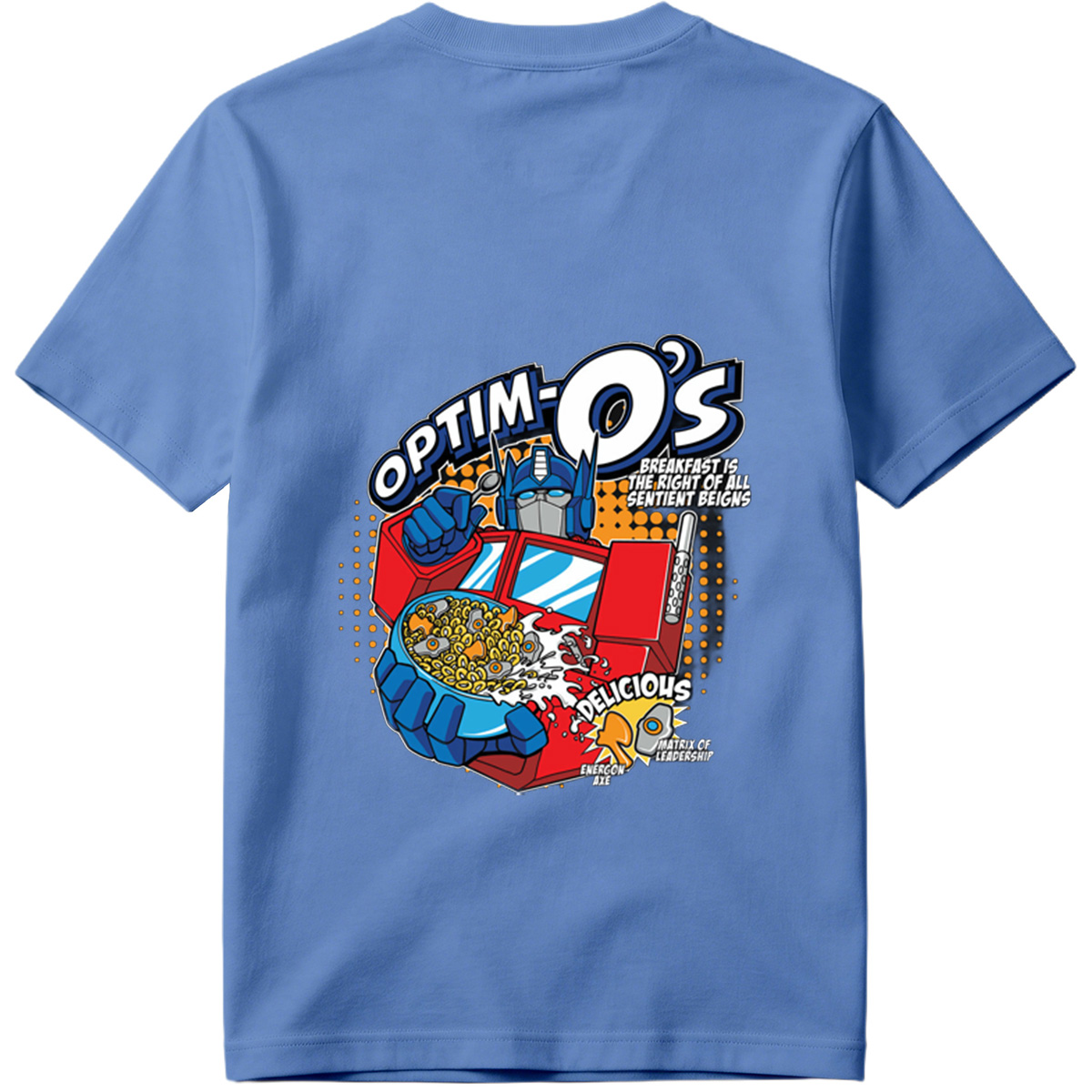 Optim-O's: Transformers Breakfast Cereal Featuring Optimus Prime - Tee