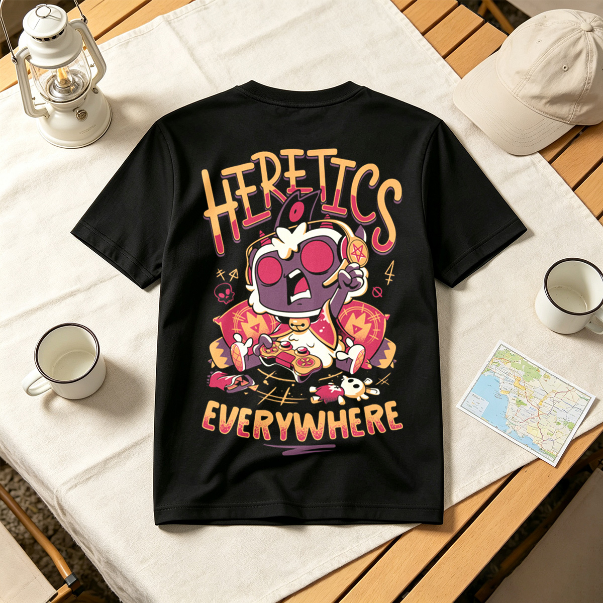 Heretics Everywhere: A Gaming Character Adventure - Tee