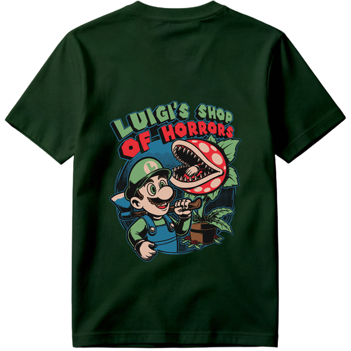 Luigi's Shop of Horrors: Luigi and Piranha Plant - Tee