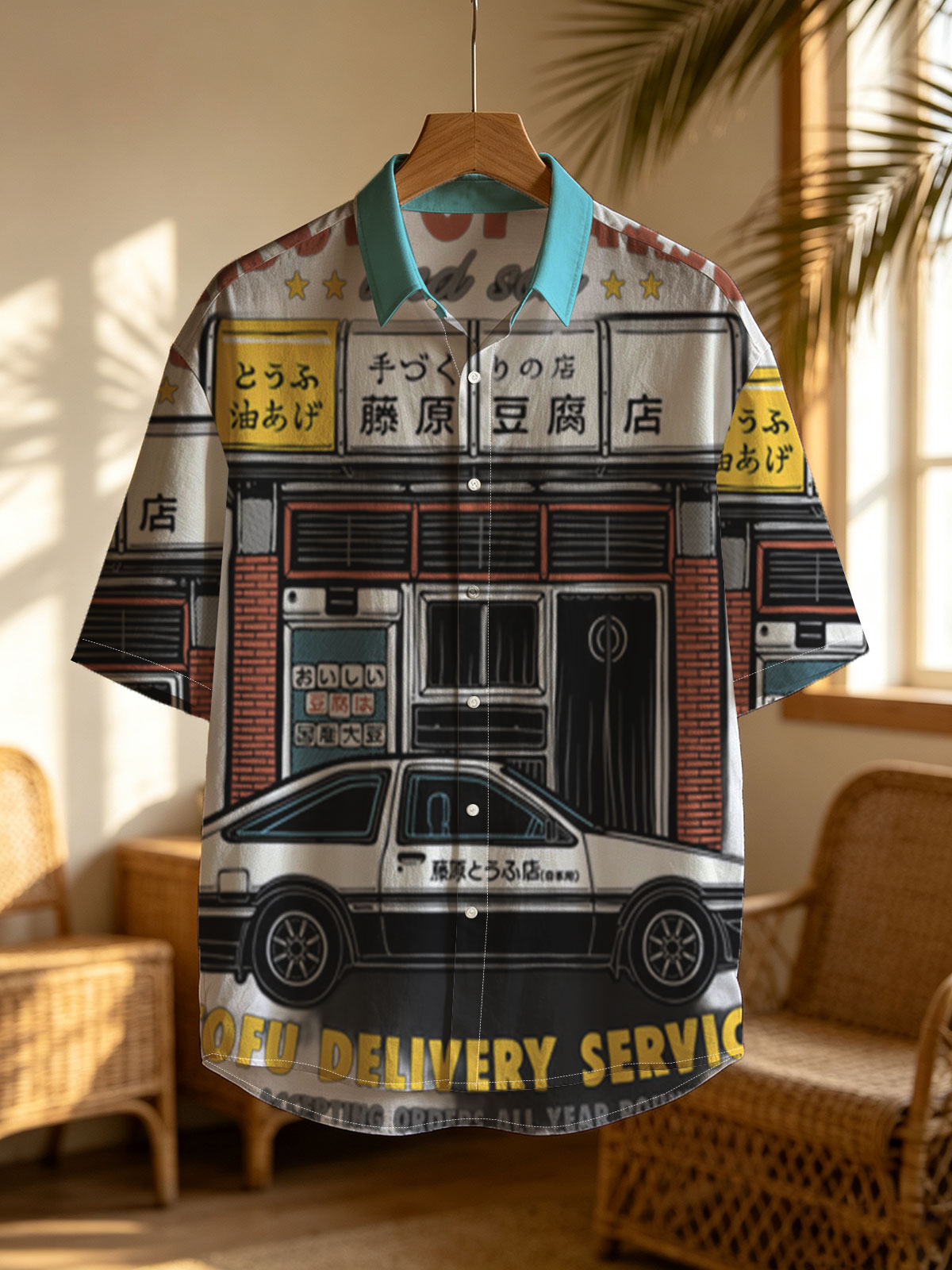 Ghost of Akina and Son: Tofu Delivery Service Featuring Initial D's Toyota AE86 -  Shirt