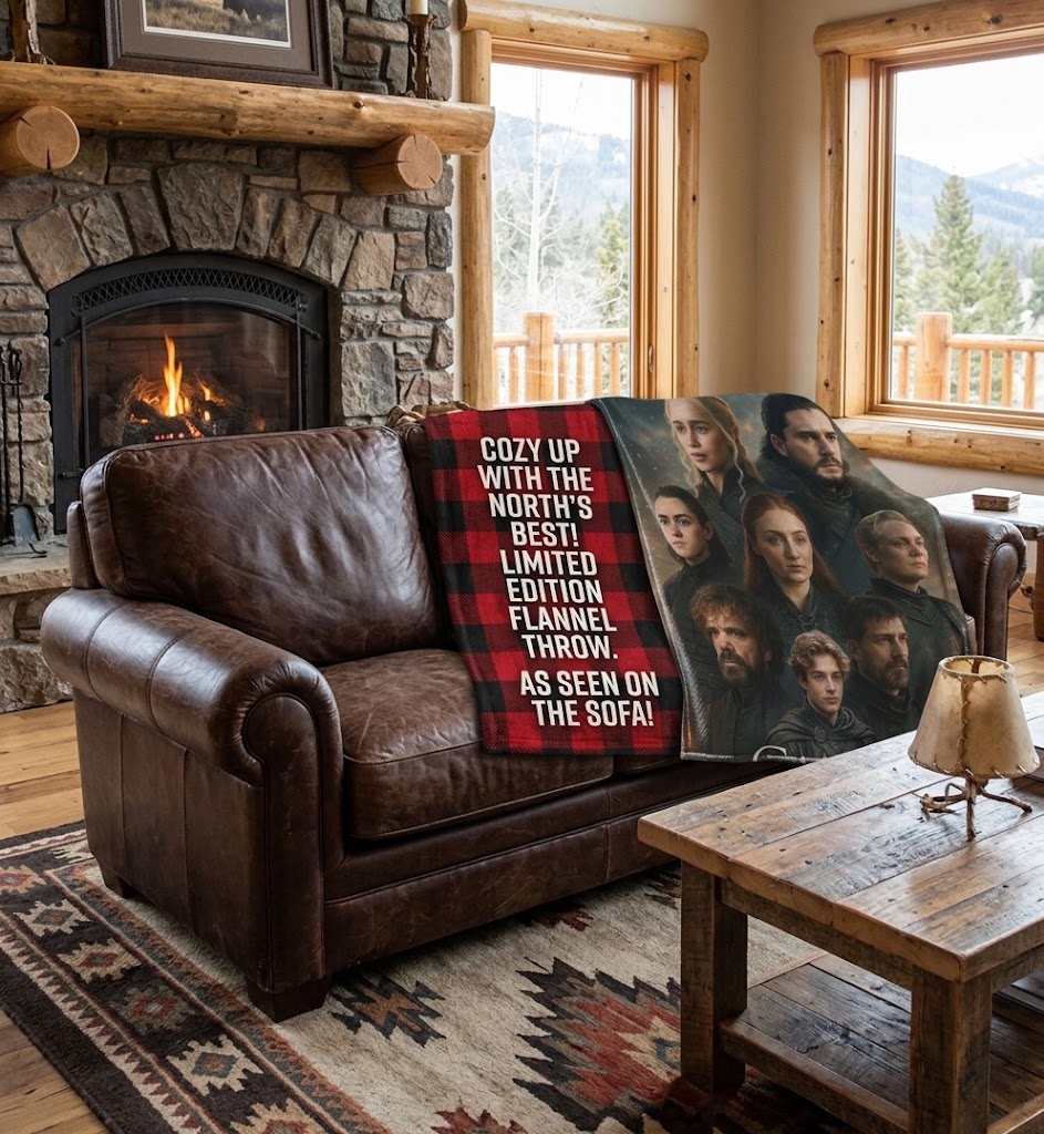 Custom Face Blanket Game of Thrones Season 9 Flannel Blanket for Fans and Collectors Perfect Gift or Giveaway Item