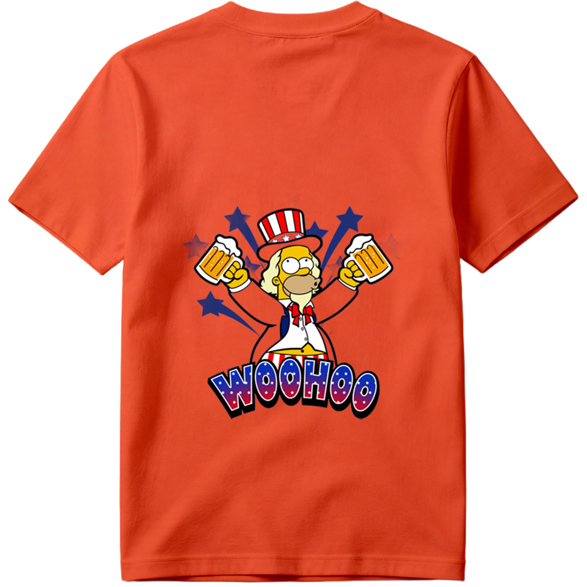 Simpsons Uncle Sam Woohoo - Tee