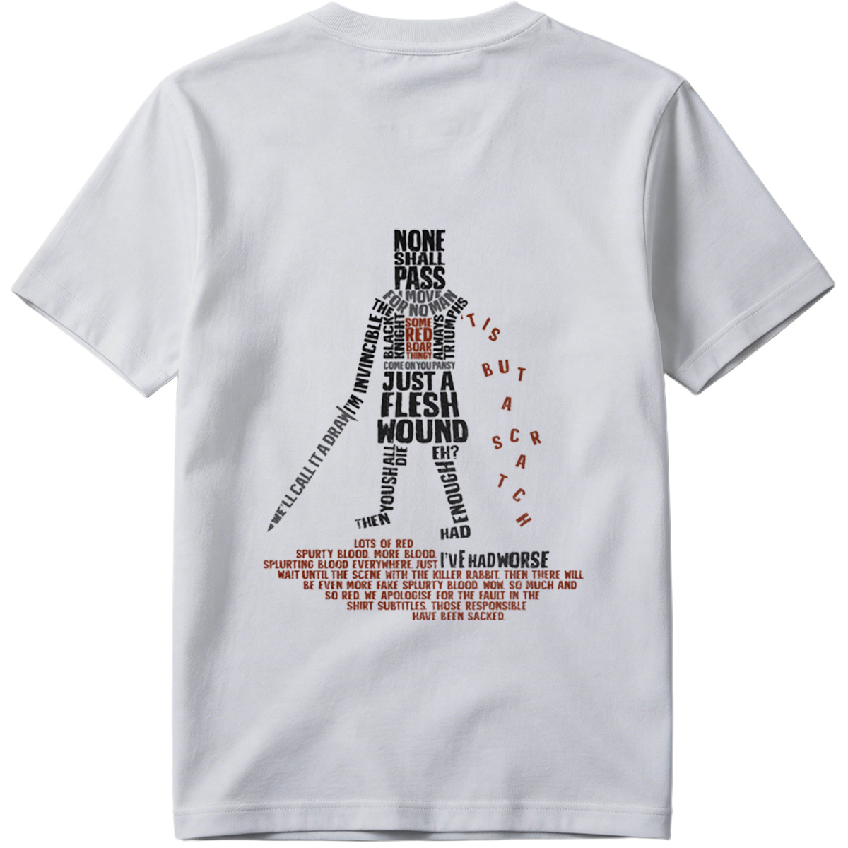 Monty Python and the Holy Grail - Knight's Quote Art - Tee