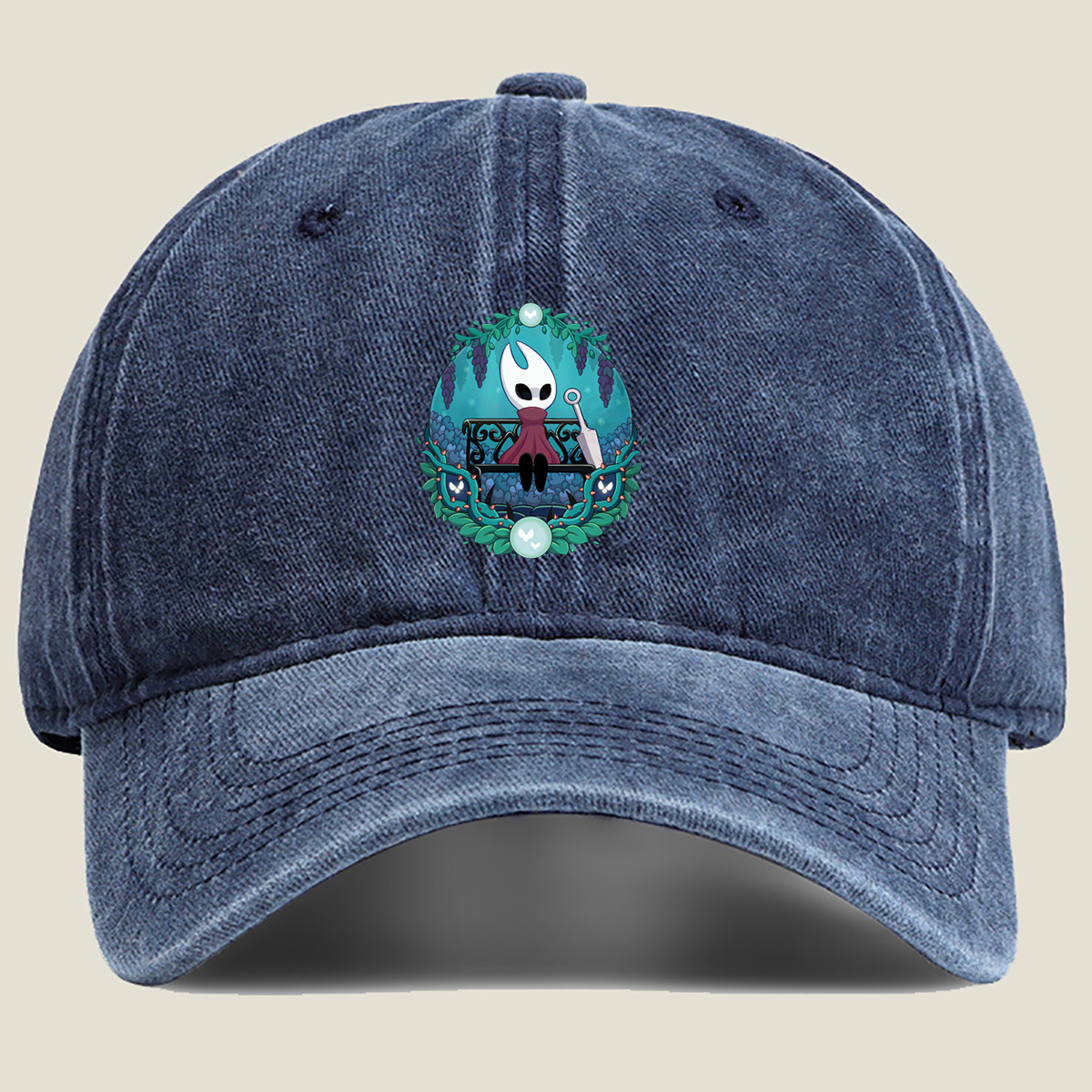 Hollow Knight: The Gardener's Rest - Washed Denim - Baseball Cap
