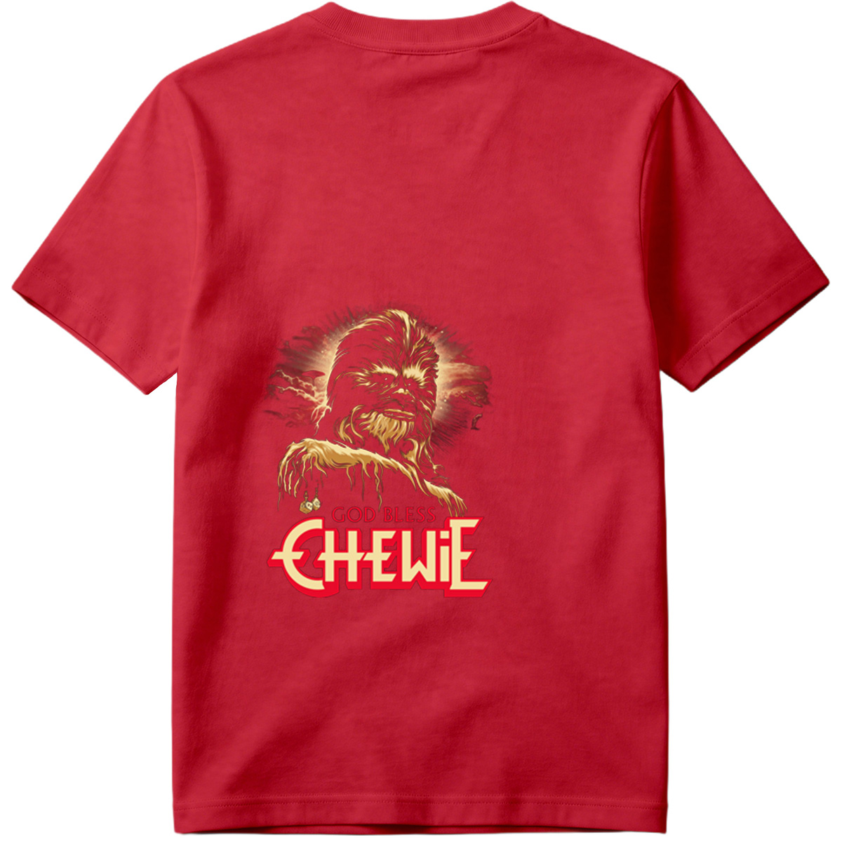 God Bless Chewie - Star Wars Character Art - Tee