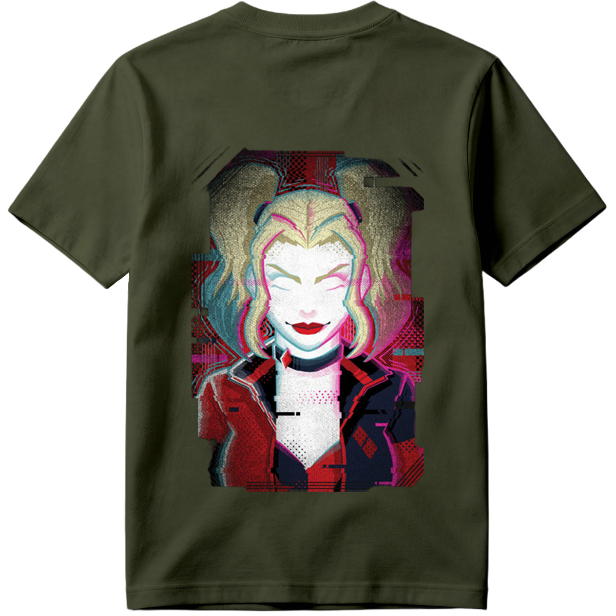 Harley Quinn: Glitch Portrait - Tee
