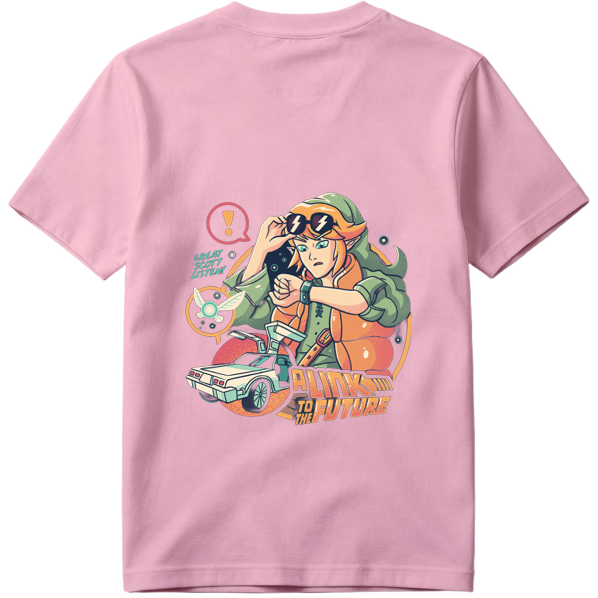 A Link to the Future: Zelda Meets Back to the Future - Tee