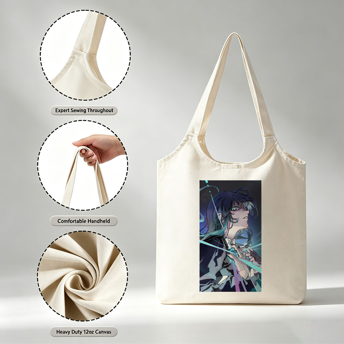 No celebrity or band is present in the image. - Canvas shoulder bags/