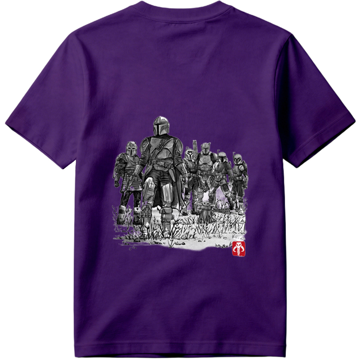 The Mandalorian and the Child with Clan of Mandalorians - Tee